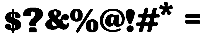 RustyBloomRegular Font OTHER CHARS