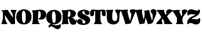 RustyBloomRegular Font UPPERCASE