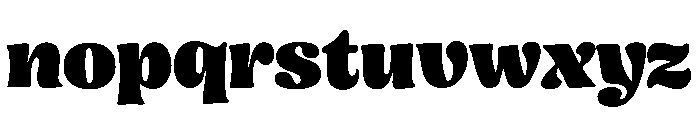 RustyBloomRegular Font LOWERCASE