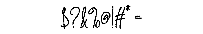 Ruthy Floretta Font OTHER CHARS