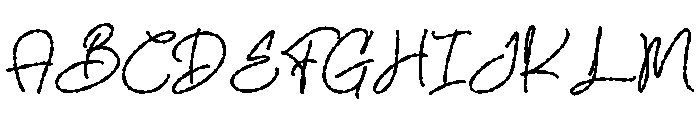Ruthy Floretta Font UPPERCASE