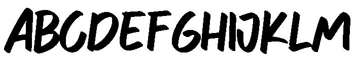 Rutsuki Font UPPERCASE