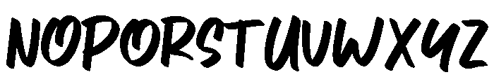 Rutsuki Font LOWERCASE
