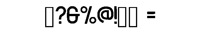Ruvena Normal Regular Font OTHER CHARS