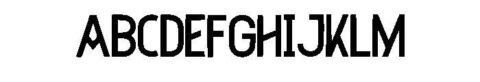 Ruvena Normal Regular Font UPPERCASE