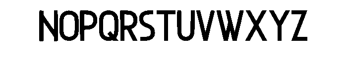 Ruvena Normal Regular Font UPPERCASE