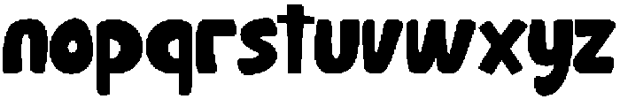 RUGERI-Regular otf (400) Font LOWERCASE