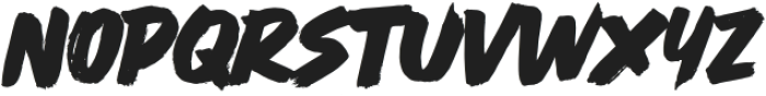 RUSH FLOW Bold otf (700) Font UPPERCASE