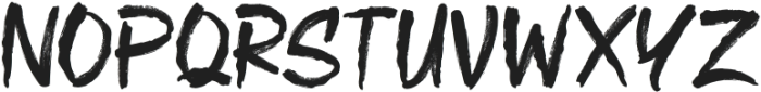 RUSHNORTH Regular otf (400) Font UPPERCASE