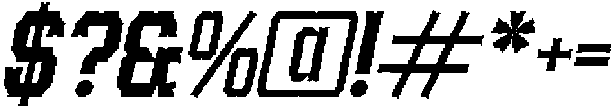 RUXBURN Italic otf (400) Font OTHER CHARS