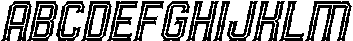 RUXBURN Italic otf (400) Font UPPERCASE
