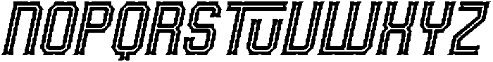 RUXBURN Italic otf (400) Font UPPERCASE