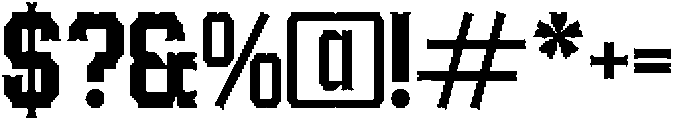 RUXBURN otf (400) Font OTHER CHARS