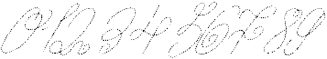 Ruban Soyeux Dashed Italic otf (400) Font OTHER CHARS