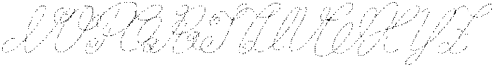 Ruban Soyeux Dashed Italic otf (400) Font UPPERCASE