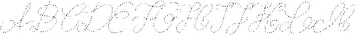 Ruban Soyeux Dashed SemiItalic otf (400) Font UPPERCASE
