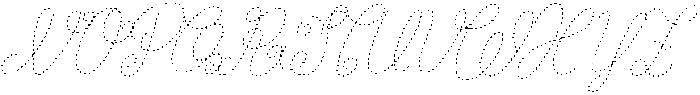 Ruban Soyeux Dashed SemiItalic otf (400) Font UPPERCASE