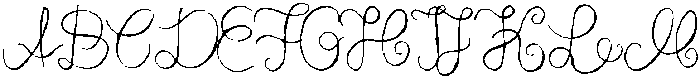 Ruban Soyeux Rough Regular otf (400) Font UPPERCASE
