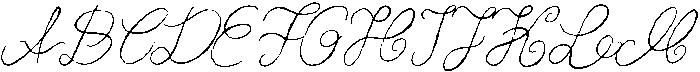 Ruban Soyeux Rough SemiItalic otf (400) Font UPPERCASE
