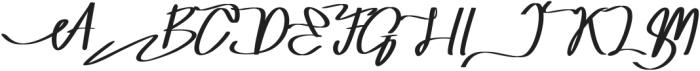 Rubbariyas Regular ttf (400) Font UPPERCASE