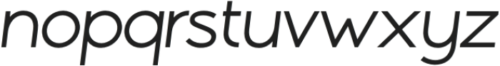 Ruber Medium Italic otf (500) Font LOWERCASE