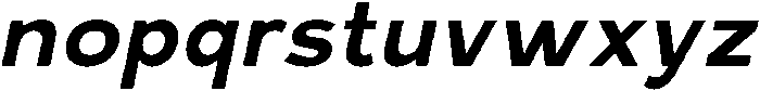 Rucent Bold Italic otf (700) Font LOWERCASE