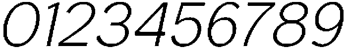 Rucent Extra Light Italic otf (200) Font OTHER CHARS