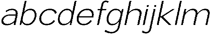 Rucent Extra Light Italic otf (200) FONT