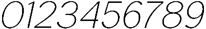 Rucent Thin Italic otf (100) Font OTHER CHARS