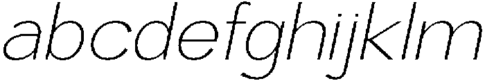 Rucent Thin Italic otf (100) FONT