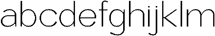 Rucent Thin otf (100) FONT