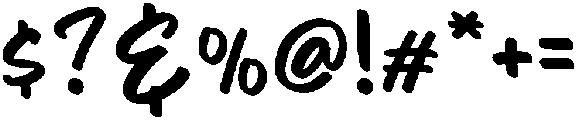 Rude Brush otf (400) Font OTHER CHARS