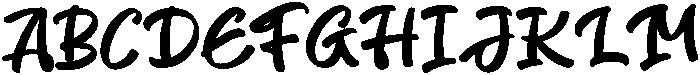 Rude Brush otf (400) Font UPPERCASE