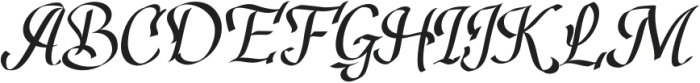 Rudgion Script otf (400) Font UPPERCASE