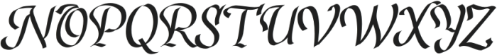 Rudgion Script otf (400) Font UPPERCASE