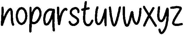 Rudolph Regular otf (400) Font LOWERCASE