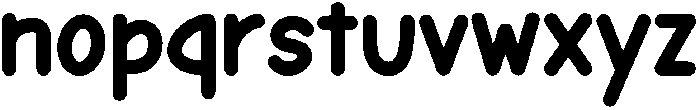 Rudolph Regular otf (400) Font LOWERCASE
