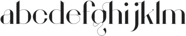 Rudvik Regular otf (400) Font LOWERCASE