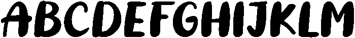 Ruellia otf (400) Font UPPERCASE