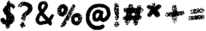 Ruffy Regular otf (400) Font OTHER CHARS