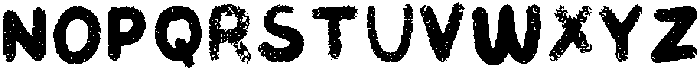 Ruffy Regular otf (400) Font UPPERCASE