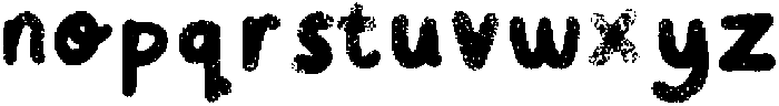 Ruffy Regular otf (400) Font LOWERCASE