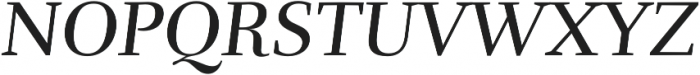 Rufina Italic otf (400) Font UPPERCASE