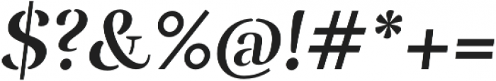 Rufina Stencil Bold Italic otf (700) Font OTHER CHARS