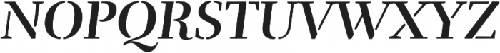 Rufina Stencil Bold Italic otf (700) Font UPPERCASE