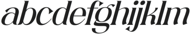 Rugakile Italic otf (400) Font LOWERCASE