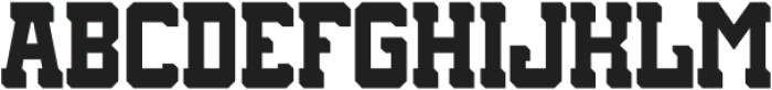 Rugby Squad otf (400) Font UPPERCASE