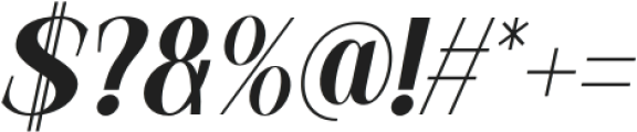 Rugola Italic otf (400) Font OTHER CHARS