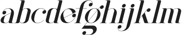 Ruimhya Italic otf (400) Font LOWERCASE