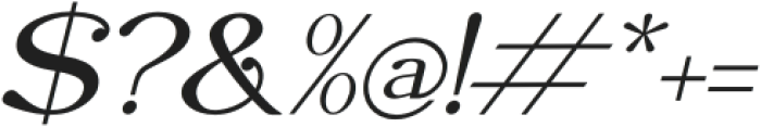 Rukoyah Italic otf (400) Font OTHER CHARS